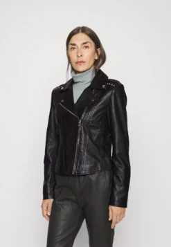 Ibana Brian - Leather Jacket - Black