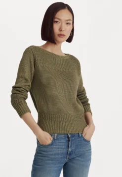 Jinhala Long Sleeve - Jumper - Olive Fern