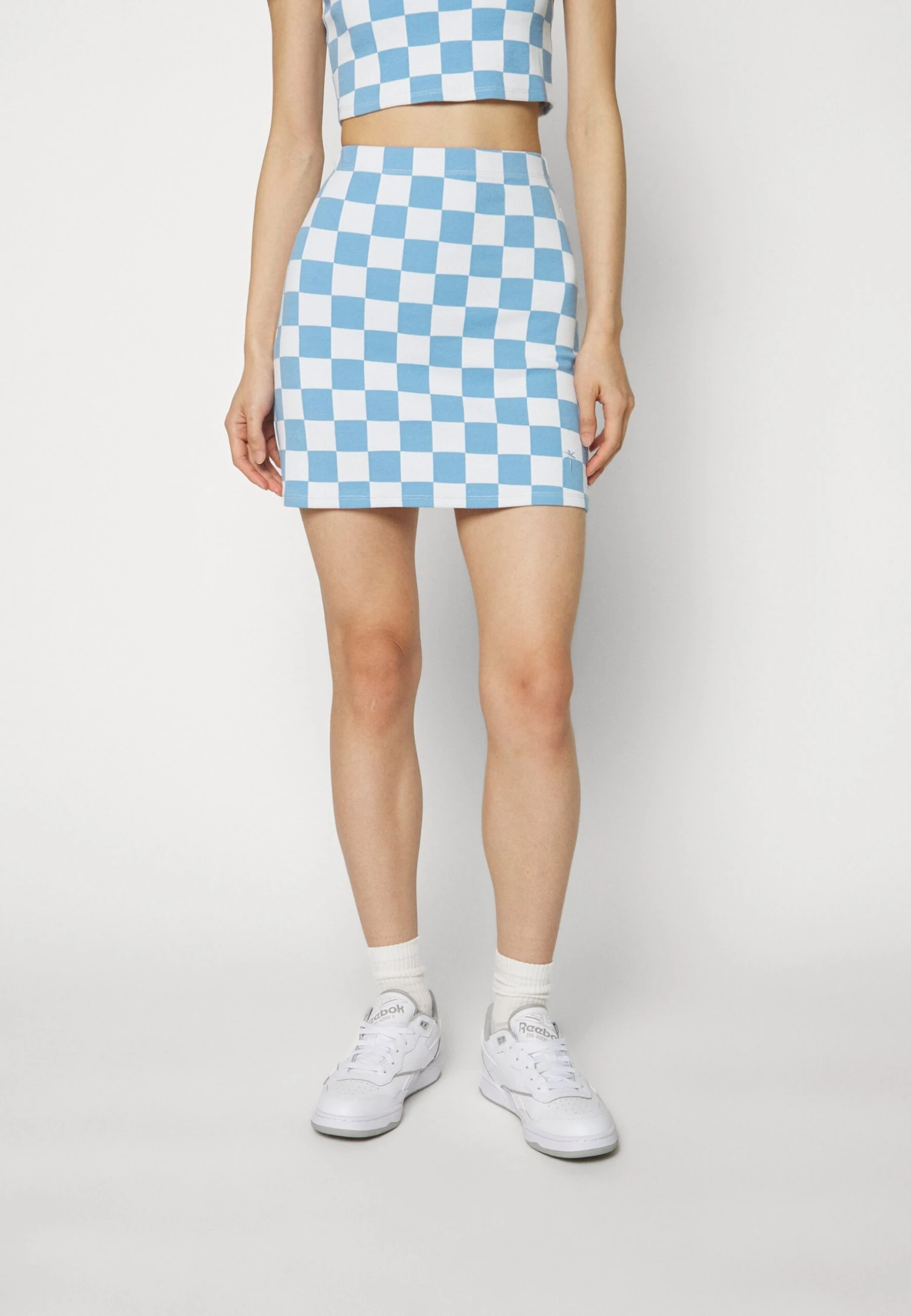 Chessboard Skirt - Mini Skirt - Ice 3 Chessboard Skirt - Mini Skirt - Ice - Image 3