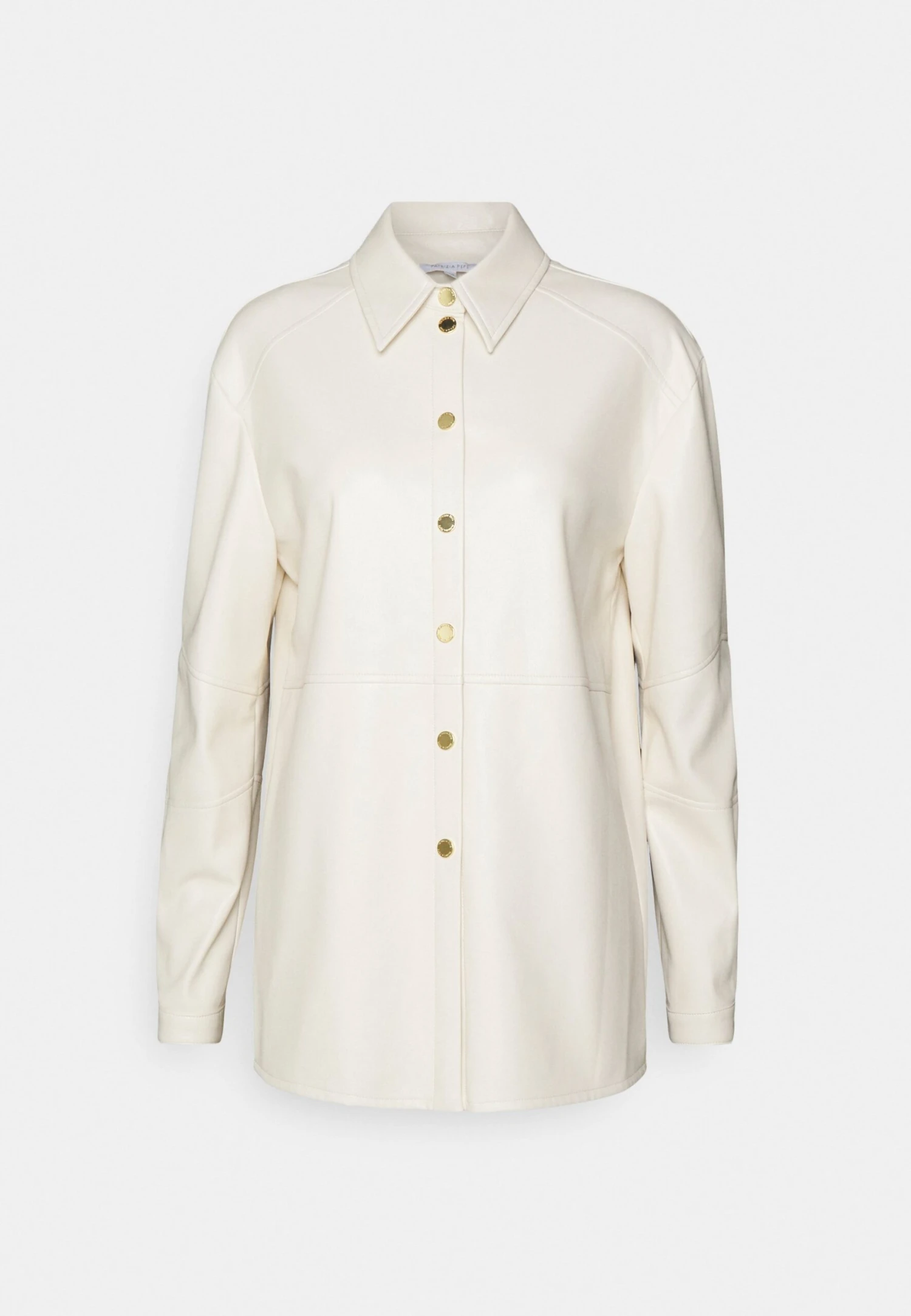 Patrizia Pepe Camicia - Button-Down Blouse - White 5 Patrizia Pepe Camicia - Button-Down Blouse - White - Image 5