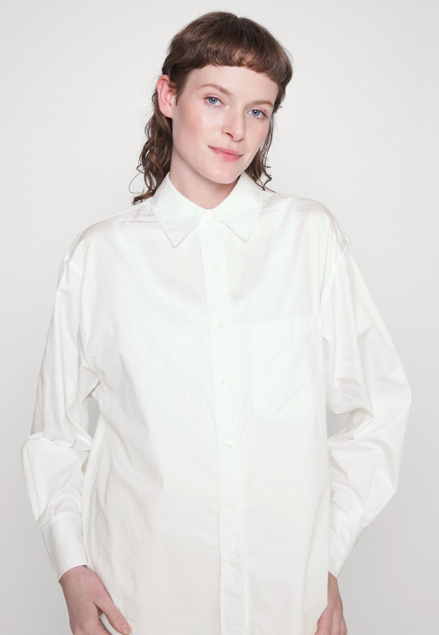 Calvin Klein Relaxed Shirt - Button-Down Blouse 4 Calvin Klein Relaxed Shirt - Button-Down Blouse - Image 4