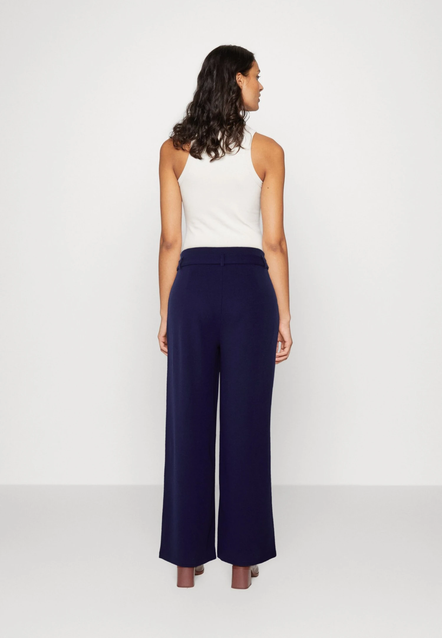 Anna Field Trousers - Dark Blue 3 Anna Field Trousers - Dark Blue - Image 3