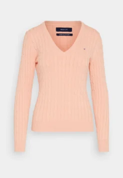 Gant Stretch V Neck - Jumper - Guava Orange -Esprid Shop bc98be4cadb74d5784ded23df86c9f1d scaled