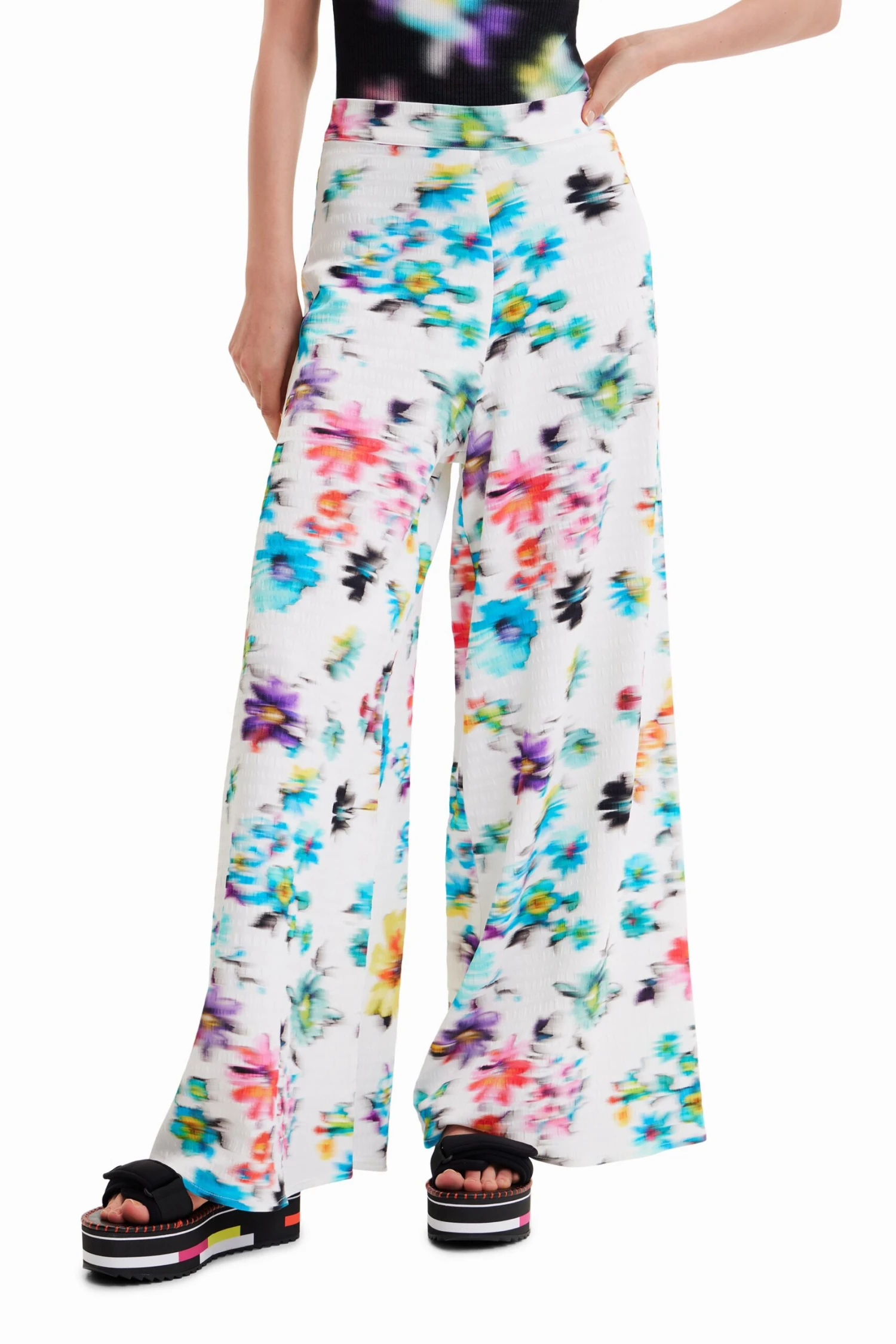 Desigual Pant Daniela - Trousers - White 1 Desigual Pant Daniela - Trousers - White