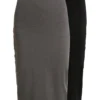 Even&Odd 2 Pack - Pencil Skirt - Black/ Grey