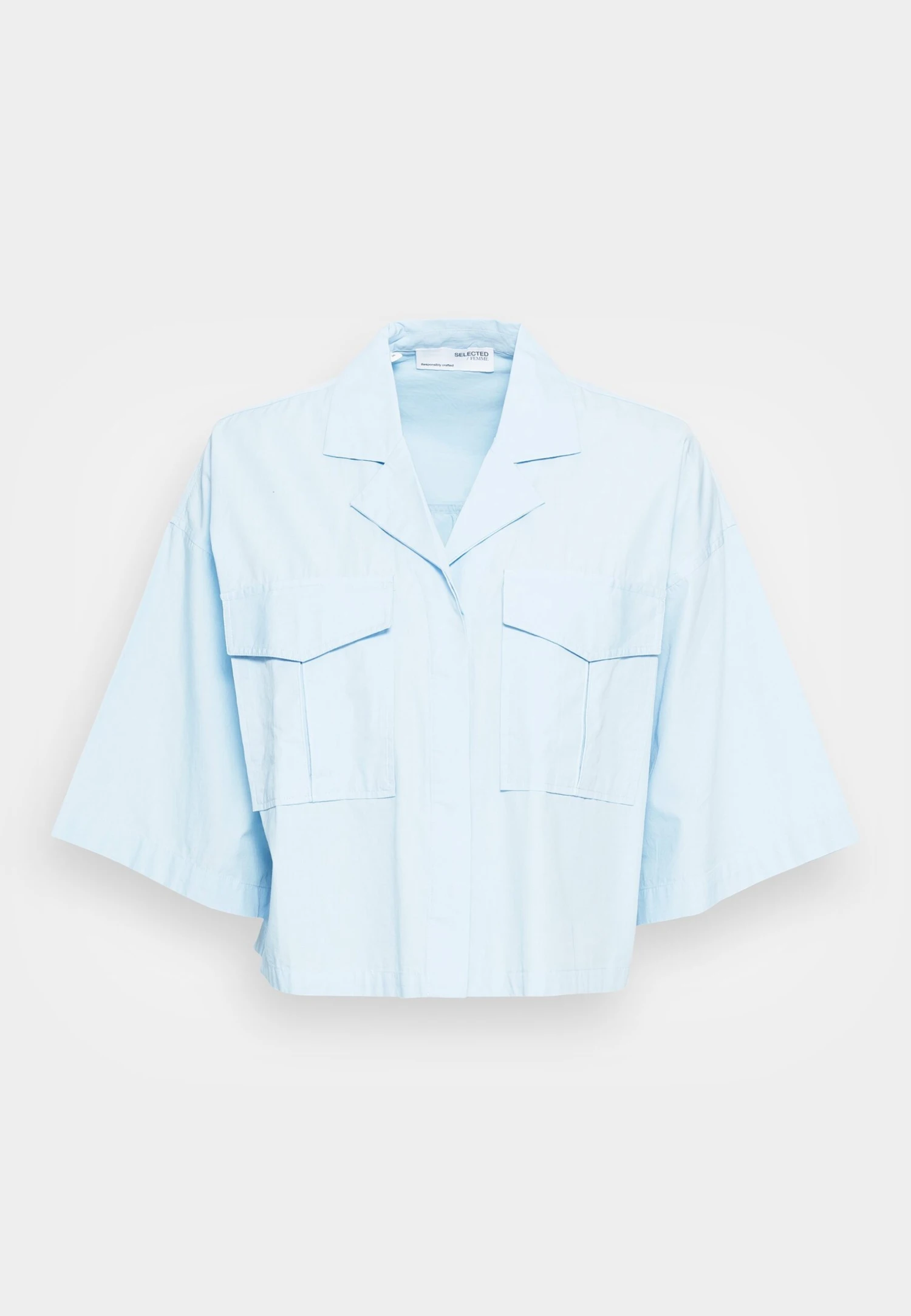 Selected Femme Slfkiki- Blouse - Blue Bell 4 Selected Femme Slfkiki- Blouse - Blue Bell - Image 4