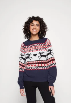 Vila Viholiday Christmas - Jumper - Navy Blazer