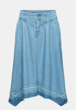 ESPRIT Asymmetrischer - A-Line Skirt - Blue Light Washed -Esprid Shop d4d73cb36fae4a1b88d03d9b44639ca2