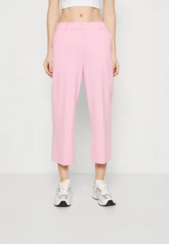 B.young Danta Wide Leg Pants- Trousers - Begonia Pink