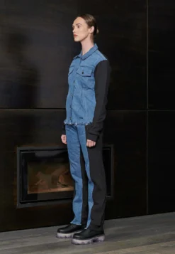 With Tapered - Denim Jacket - Mid Blue Wash -Esprid Shop e1ee8f1a61e440d29d76dd5bf5cd14a0