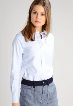 Gant Button-Down Blouse - Light Blue