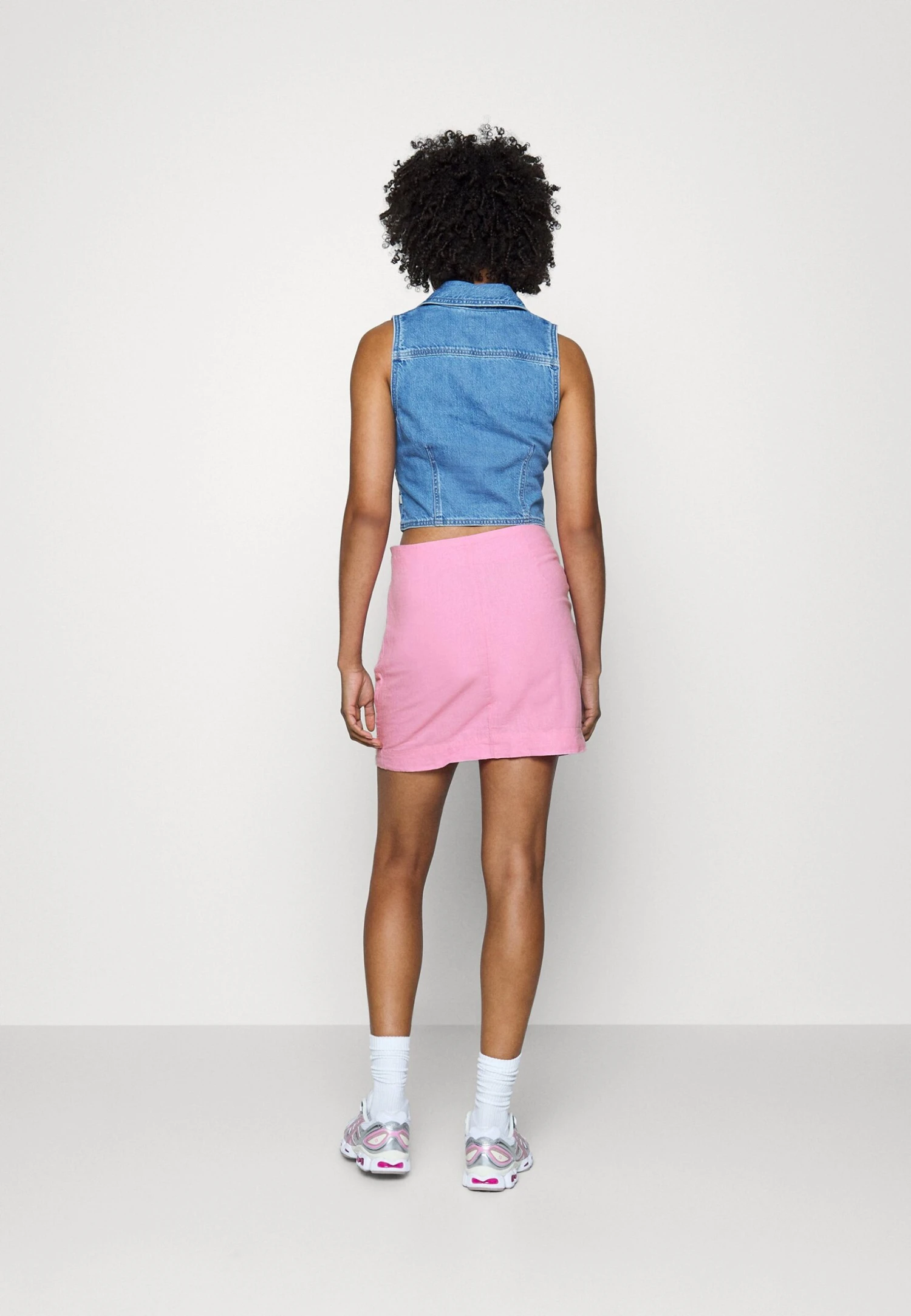 Gina Tricot Ronja Blend Skirt - Mini Skirt - Begonia Pink 3 Gina Tricot Ronja Blend Skirt - Mini Skirt - Begonia Pink - Image 3