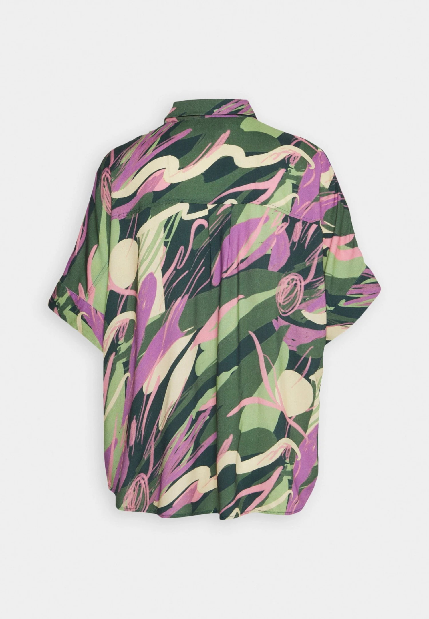 Monki Button-Down Blouse - Green 6 Monki Button-Down Blouse - Green - Image 6