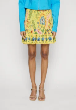 Farm Rio Skirt - A-Line Skirt - Summer Garden Yellow -Esprid Shop e6ed5483fb1f463e9e69c4b9d15543e3 scaled
