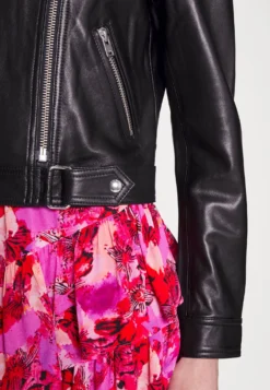 IRO Kolmar - Leather Jacket - Black -Esprid Shop e71bf886838b42f98f42a2ed34b7587b scaled