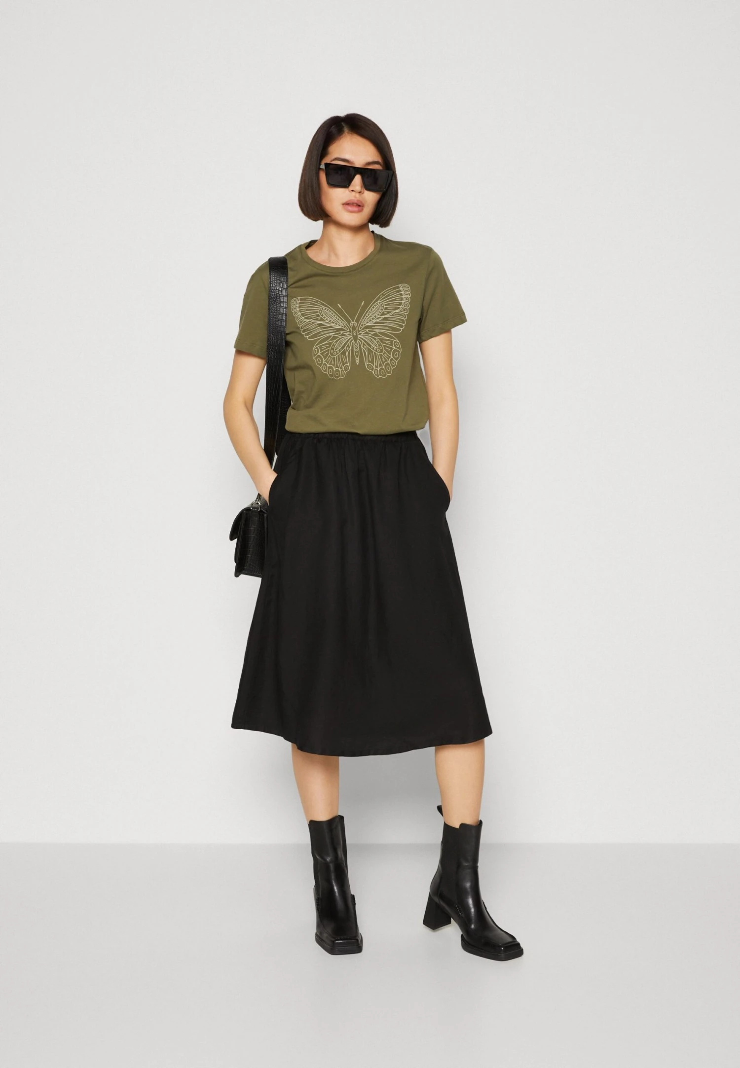 Tom Tailor Skirt Midi - A-Line Skirt 2 Tom Tailor Skirt Midi - A-Line Skirt - Image 2