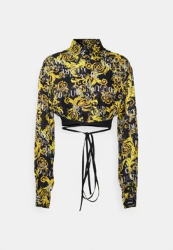 Print Logo Couture - Blouse - Black/Gold -Esprid Shop ef7ca283845a40aba4963caf6666570a scaled