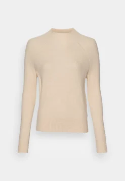 Calvin Klein Mock Neck - Jumper - Tuscan Beige
